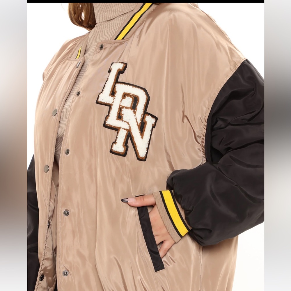 Fashion Nova varsity jacket